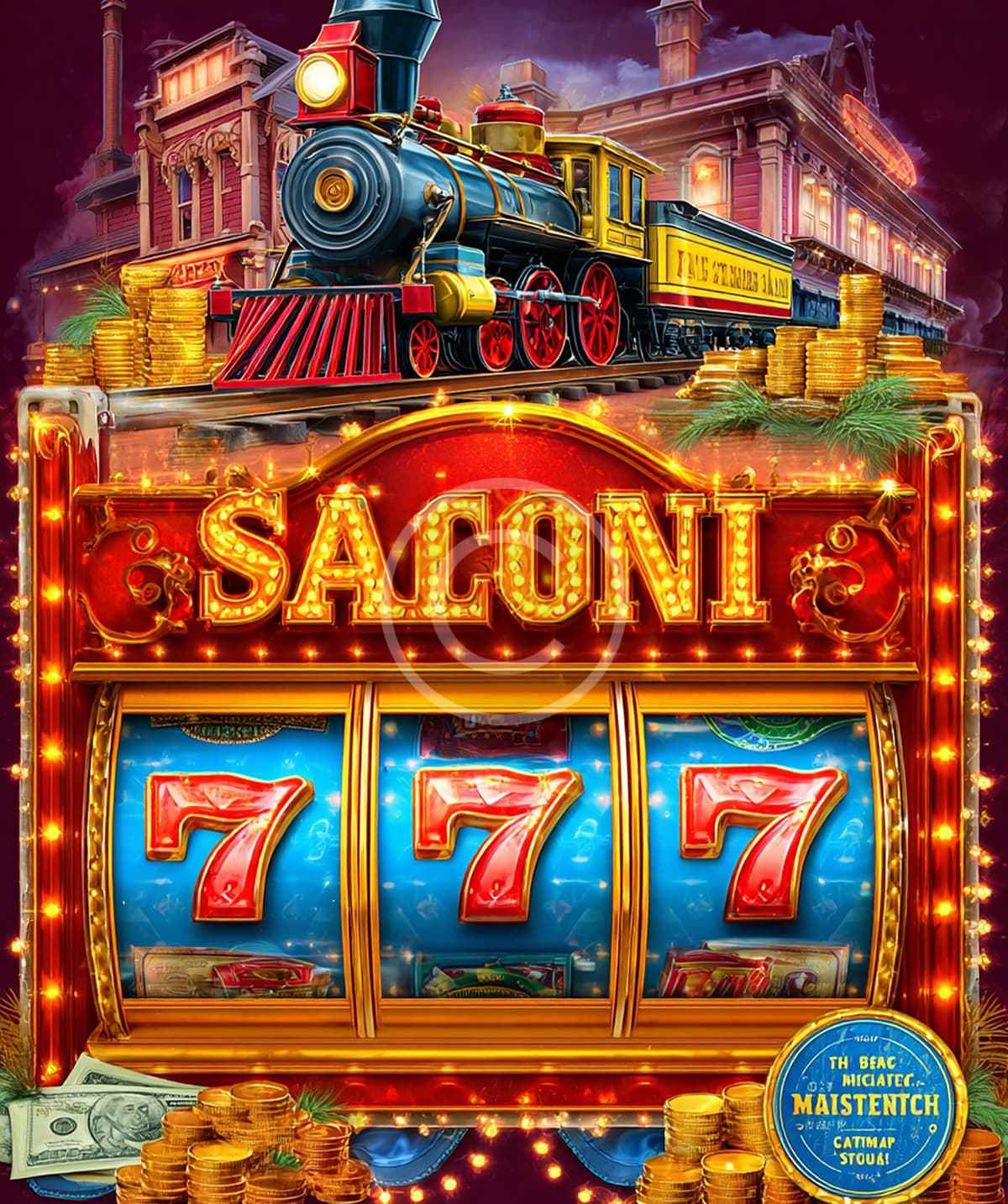 Saloon streak slot machine